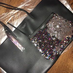 Victoria’s Secret bag with mini bag NWT✨